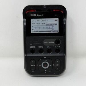 Roland Hi-Res Audio Recorder R-07-BK Black Linear PCM Recorder
